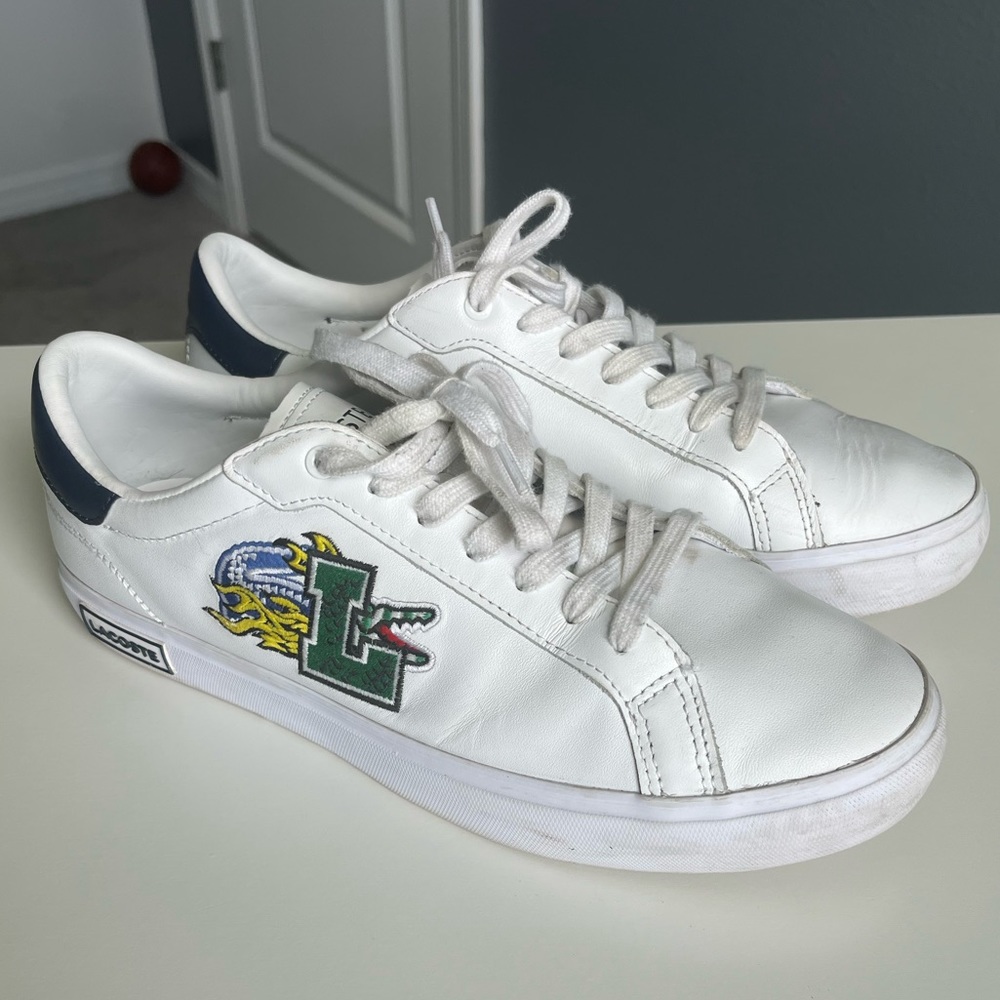 LACOSTE POWERCOURT WHITE SIZE 9